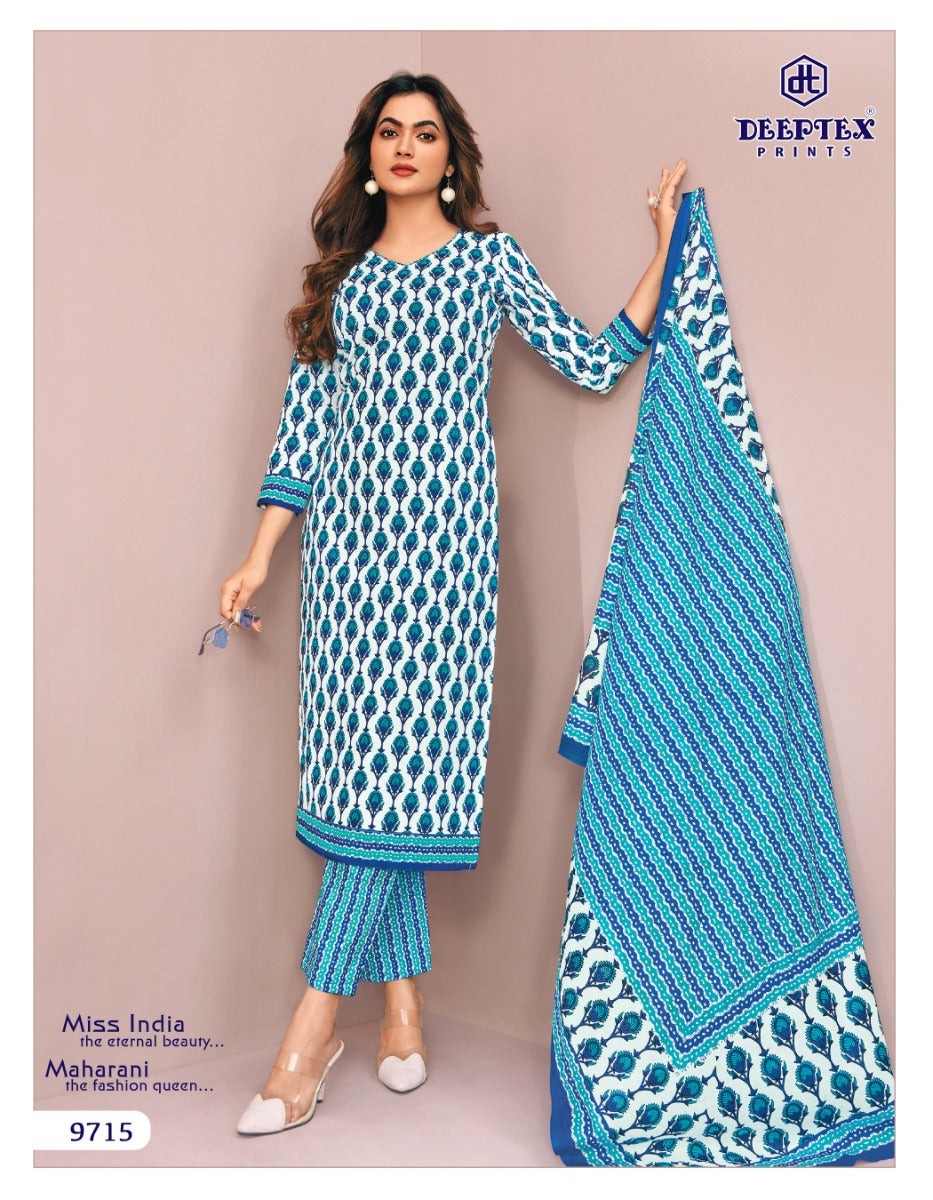Miss India Vol 97 Deeptex Prints Cotton Dress Material Wholesale Price
