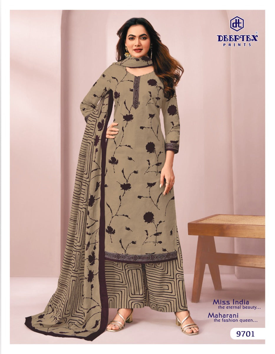 Miss India Vol 97 Deeptex Prints Cotton Dress Material Wholesale Price