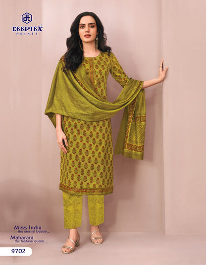 Miss India Vol 97 Deeptex Prints Cotton Dress Material Wholesale Price