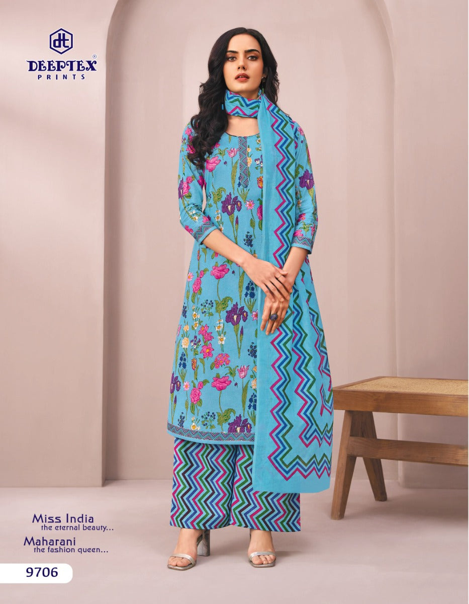 Miss India Vol 97 Deeptex Prints Cotton Dress Material Wholesale Price