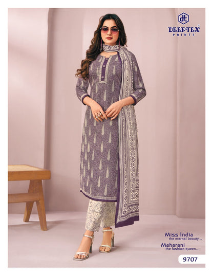 Miss India Vol 97 Deeptex Prints Cotton Dress Material Wholesale Price