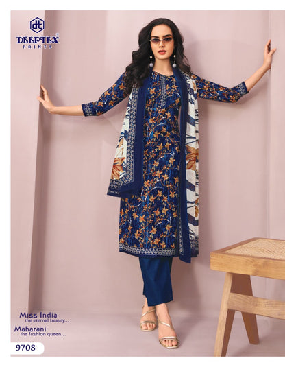 Miss India Vol 97 Deeptex Prints Cotton Dress Material Wholesale Price