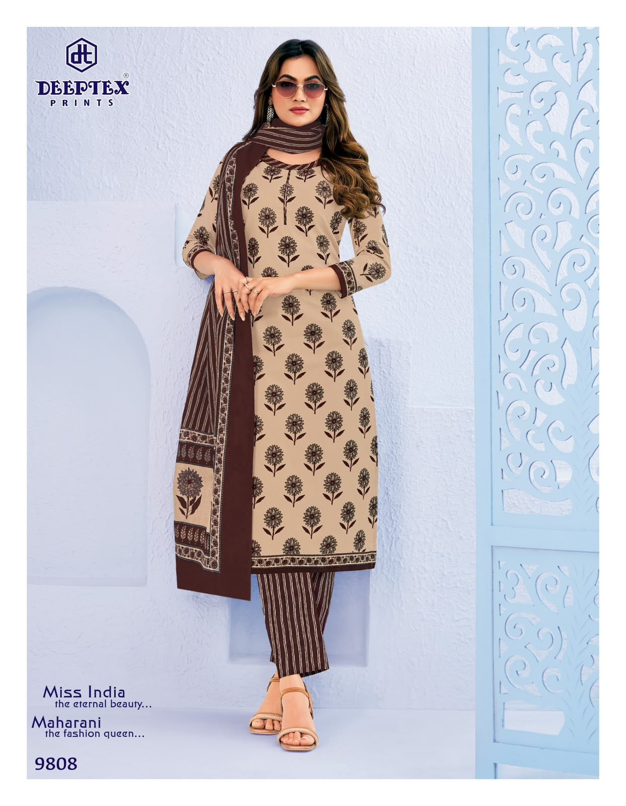 Miss India Vol 98 Deeptex Prints Cotton Dress Material Supplier