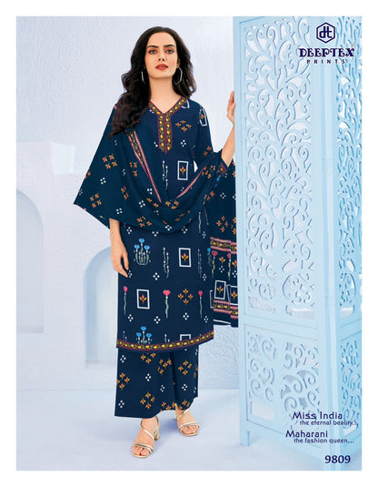 Miss India Vol 98 Deeptex Prints Readymade Cotton Pant Suits Wholesale Price