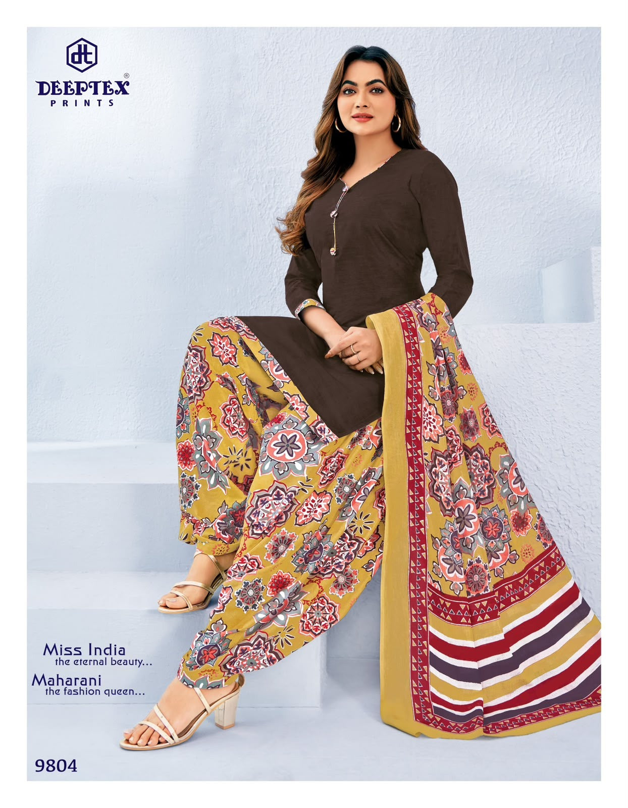 Miss India Vol 98 Deeptex Prints Readymade Cotton Pant Suits Wholesale Price
