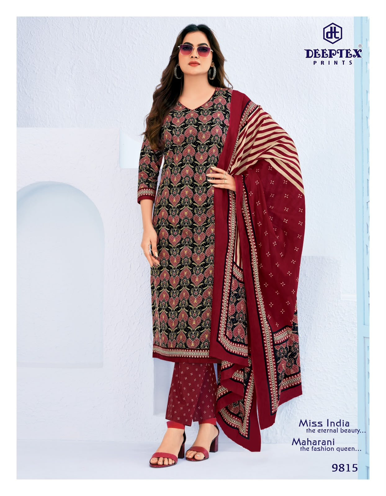 Miss India Vol 98 Deeptex Prints Readymade Cotton Pant Suits Wholesale Price