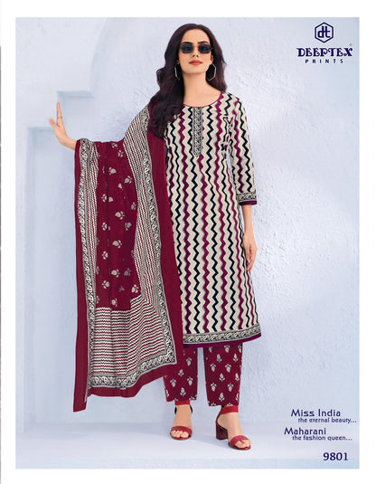 Miss India Vol 98 Deeptex Prints Readymade Cotton Pant Suits Wholesale Price