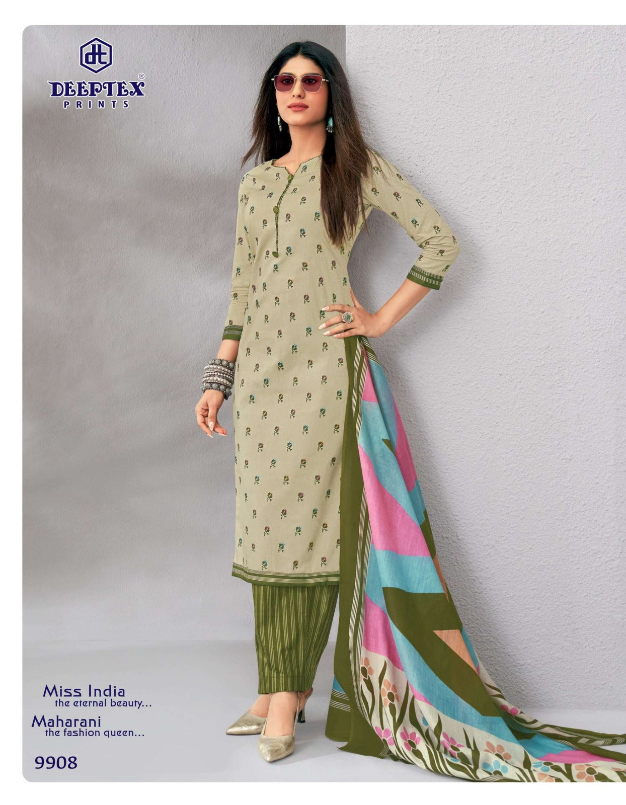 Miss India Vol 99 Deeptex Prints Cotton Dress Material Manufacturer India