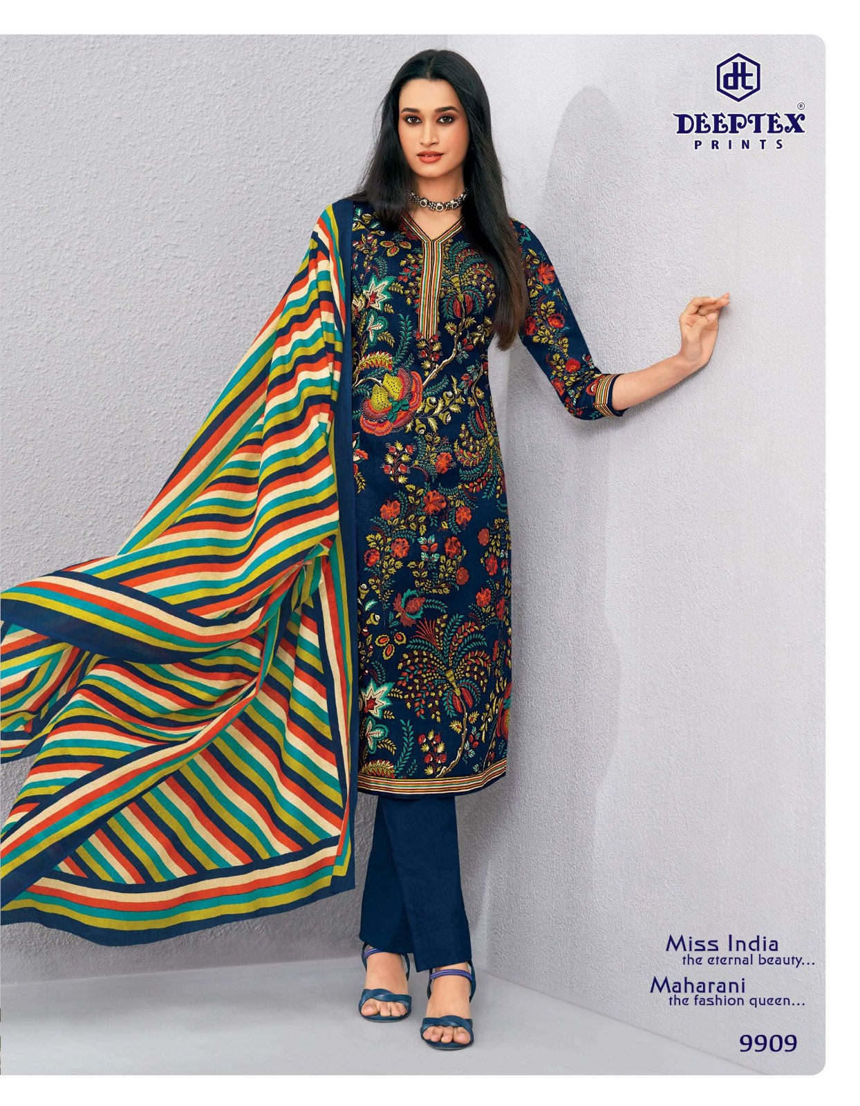 Miss India Vol 99 Deeptex Prints Cotton Dress Material Manufacturer India