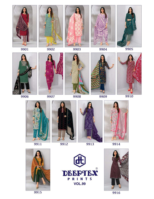 Miss India Vol 99 Deeptex Prints Cotton Dress Material Manufacturer India