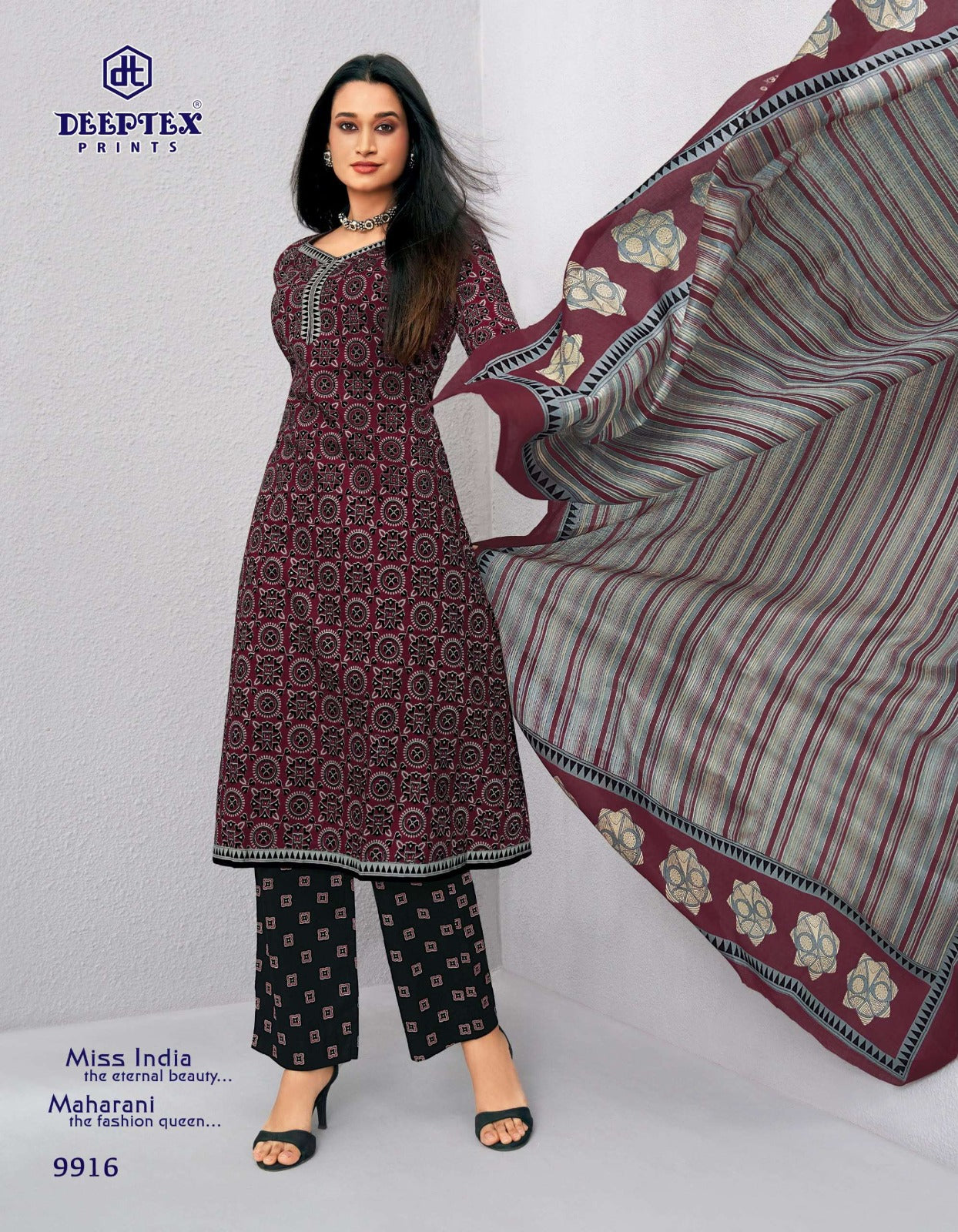Miss India Vol 99 Deeptex Prints Cotton Dress Material Manufacturer India