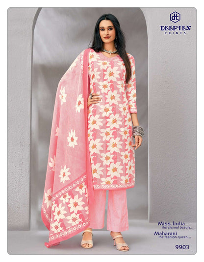 Miss India Vol 99 Deeptex Prints Cotton Dress Material Manufacturer India