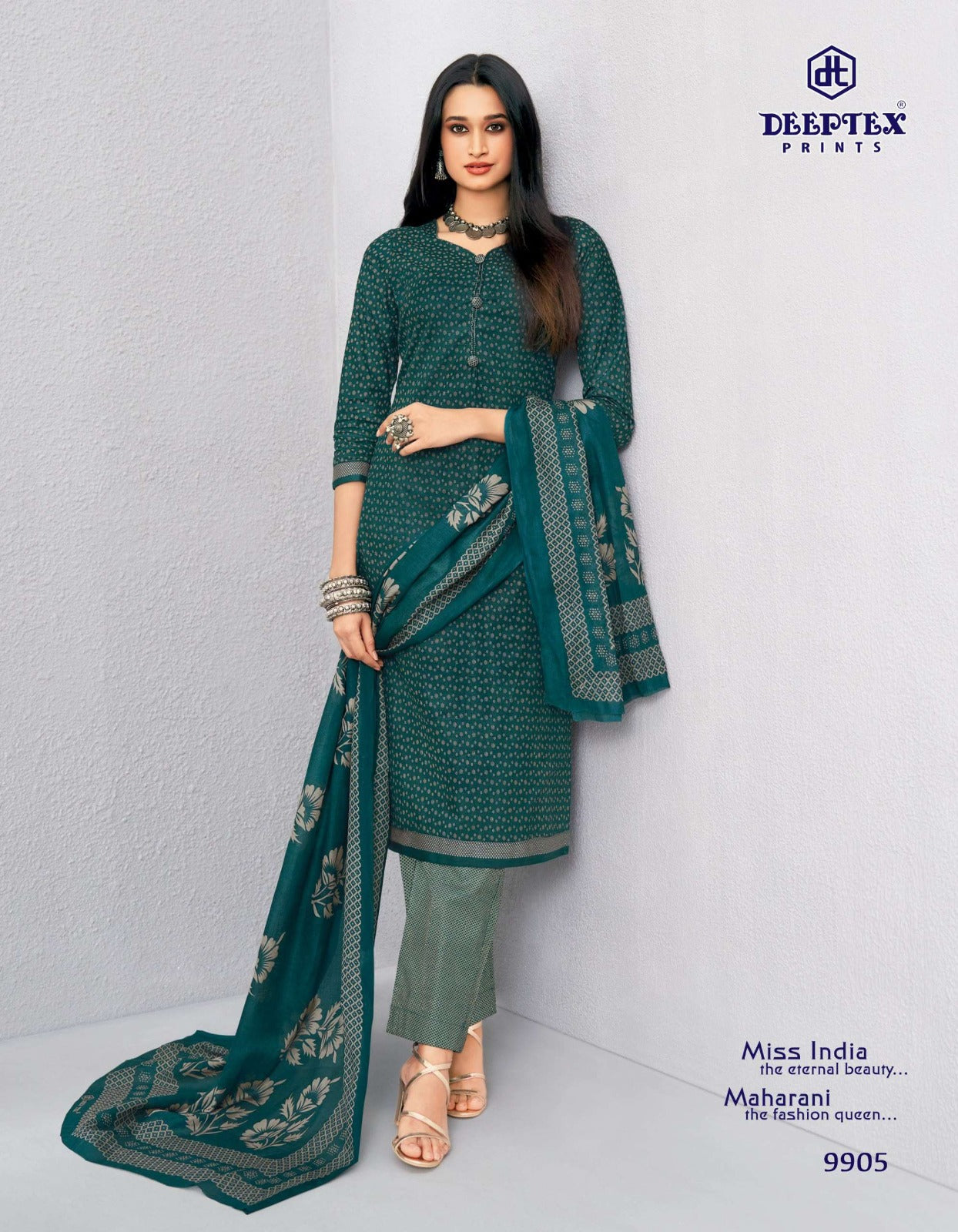 Miss India Vol 99 Deeptex Prints Cotton Dress Material Manufacturer India