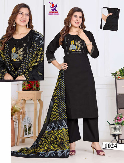 Miss Star Mlm Kalash Lifestyle Dhabu Cotton Readymade Pant Style Suits Supplier