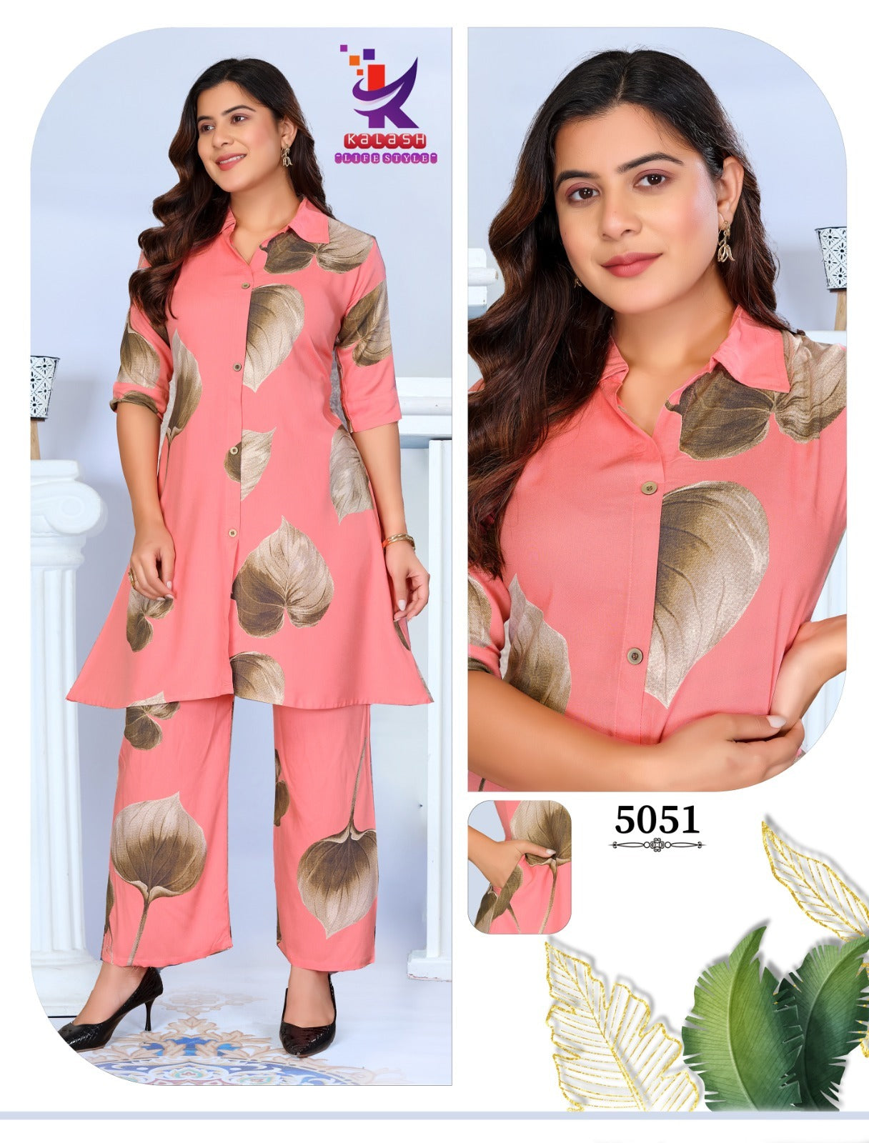 Miss Universe Mlm Kalash Lifestyle Rayon 22Kg Co Ord Set Wholesaler India