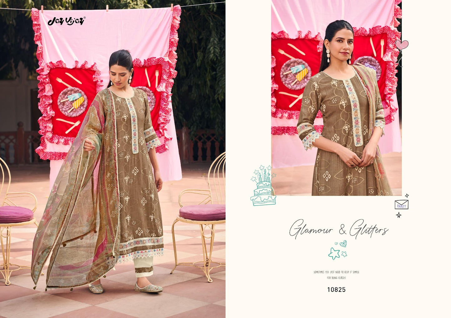 Misthi Jay Vijay Muslin Pant Style Suits Manufacturer