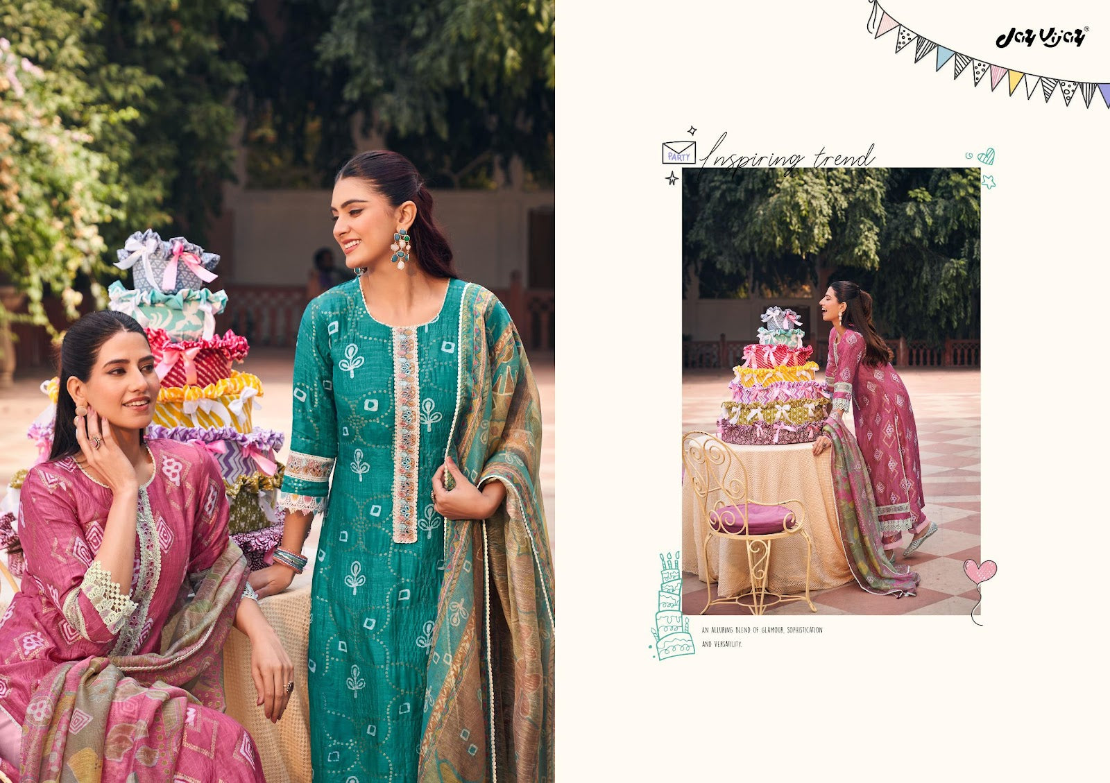 Misthi Jay Vijay Muslin Pant Style Suits Manufacturer