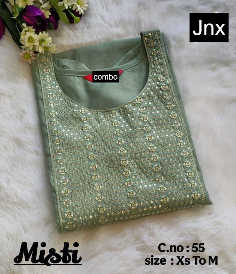 Misti 0206 Jnx Vertican Straight Cut Kurtis Wholesaler Gujarat