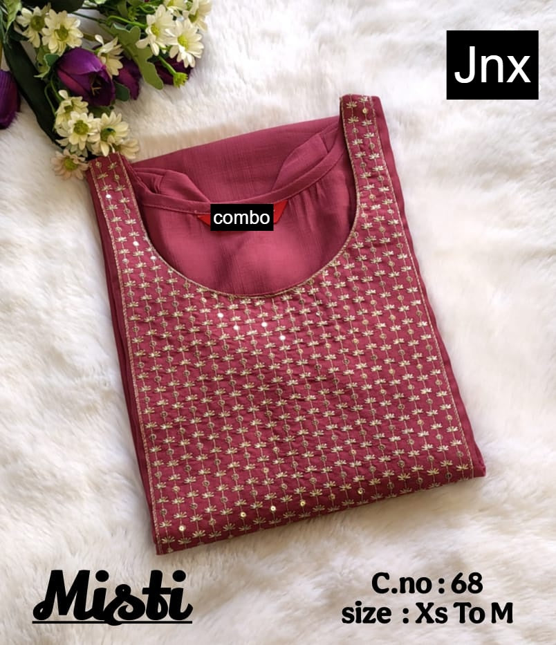 Misti 0206 Jnx Vertican Straight Cut Kurtis Wholesaler Gujarat