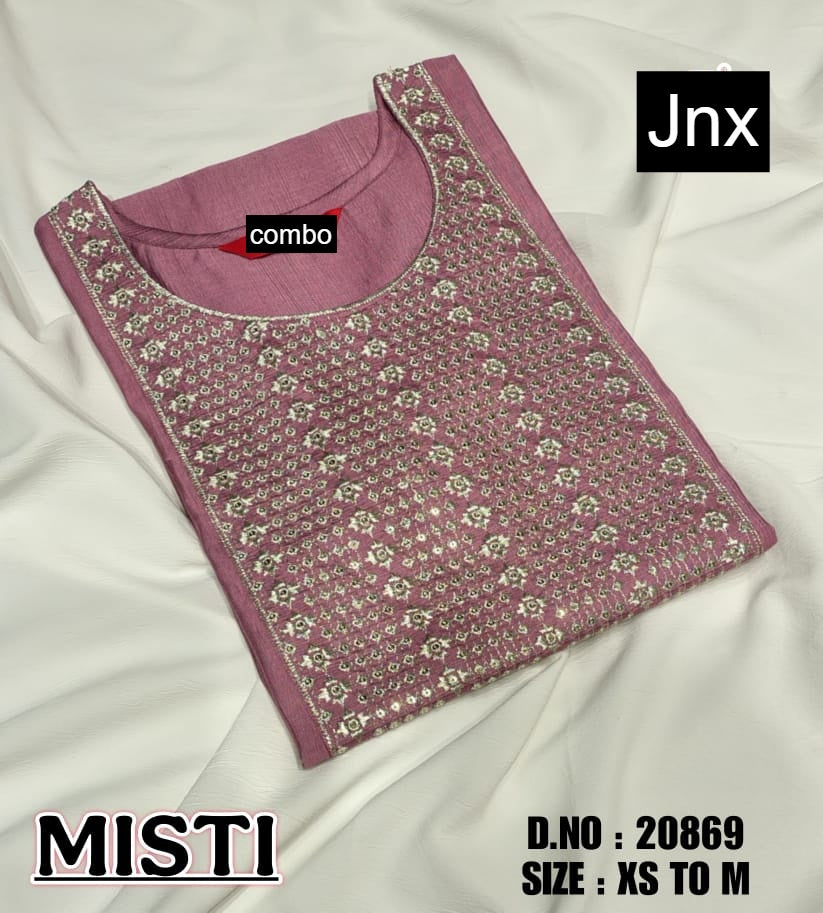 Misti 0206 Jnx Vertican Straight Cut Kurtis Wholesaler Gujarat