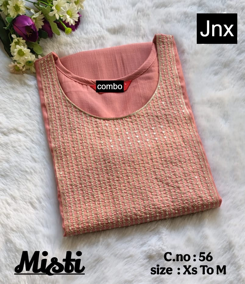 Misti 0206 Jnx Vertican Straight Cut Kurtis Wholesaler Gujarat
