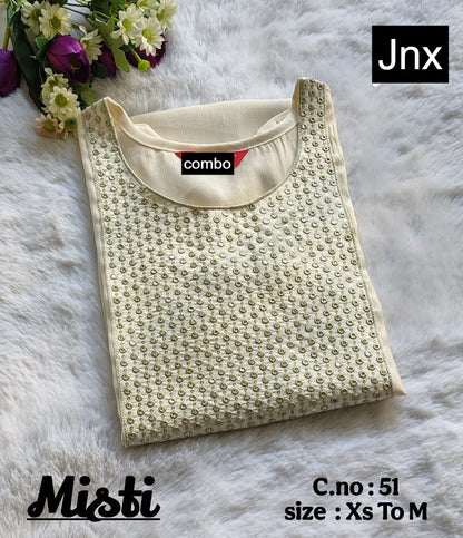 Misti 0206 Jnx Vertican Straight Cut Kurtis Wholesaler Gujarat