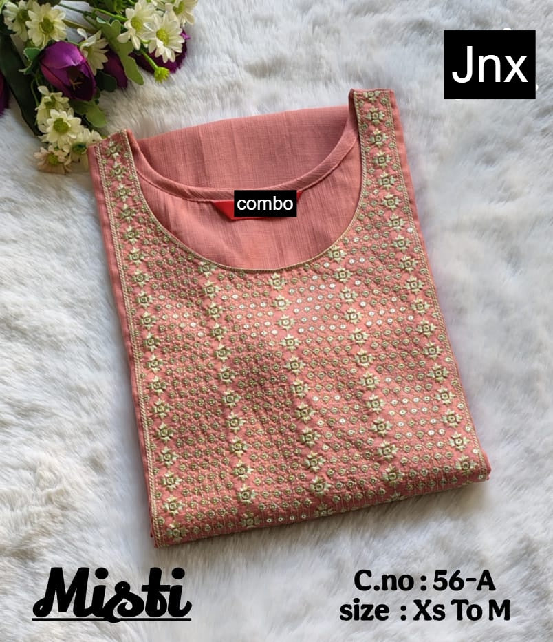 Misti 0206 Jnx Vertican Straight Cut Kurtis Wholesaler Gujarat