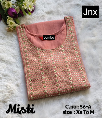 Misti 0206 Jnx Vertican Straight Cut Kurtis Wholesaler Gujarat