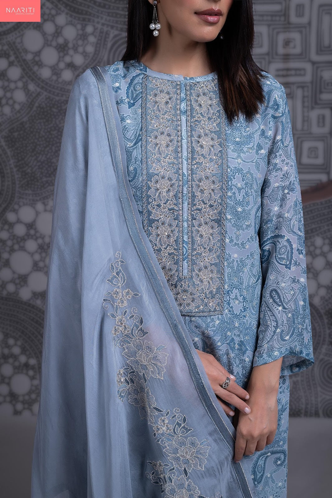 Misto Naariti Georgette Pant Style Suits Wholesaler Ahmedabad