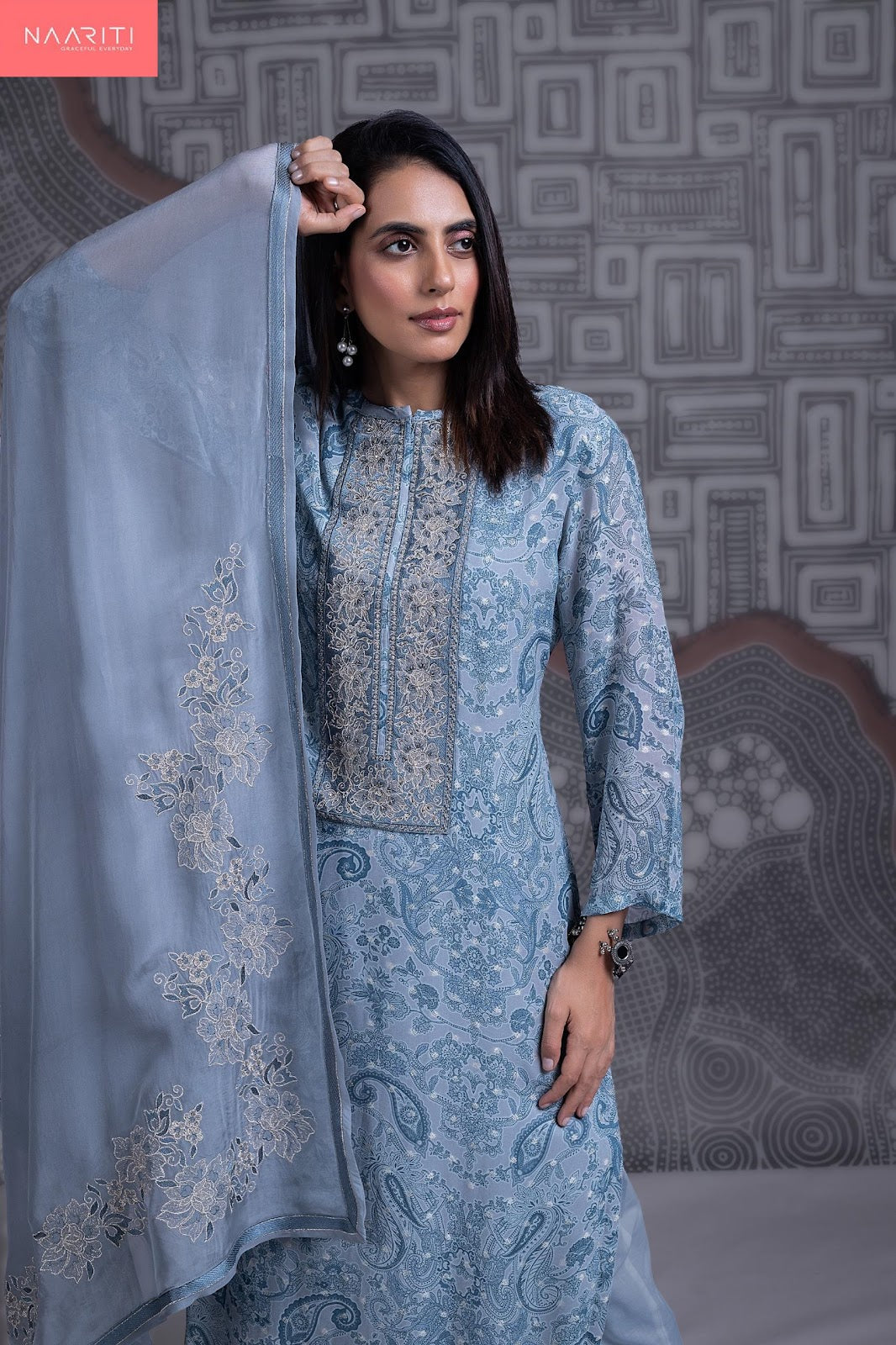 Misto Naariti Georgette Pant Style Suits Wholesaler Ahmedabad
