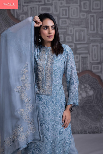 Misto Naariti Georgette Pant Style Suits Wholesaler Ahmedabad