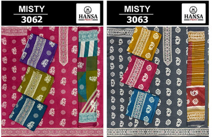 Misty Hansa Prints Muslin Salwar Suits Wholesale Price