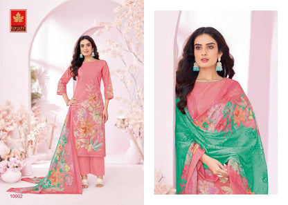 Misty Karachi Prints Pure Lawn Plazzo Style Suits Wholesale Price