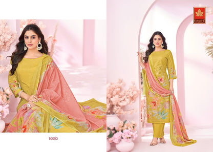 Misty Karachi Prints Pure Lawn Plazzo Style Suits Wholesale Price