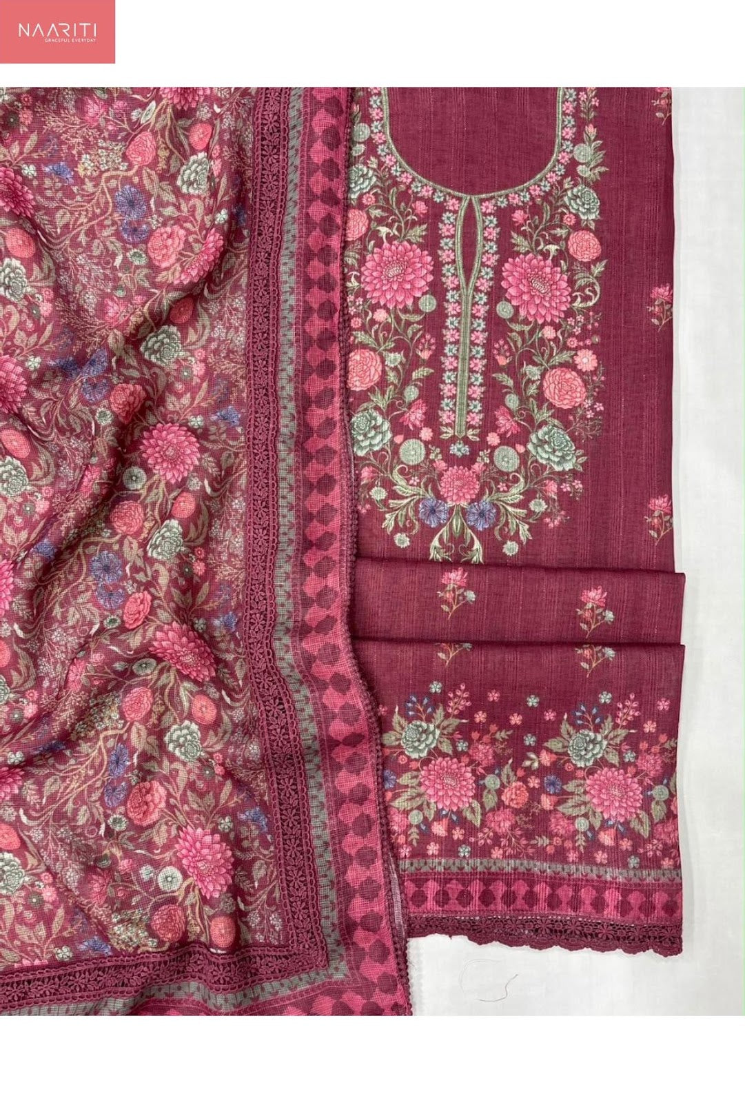 Miteek Naariti Linen Pant Style Suits Wholesaler Gujarat