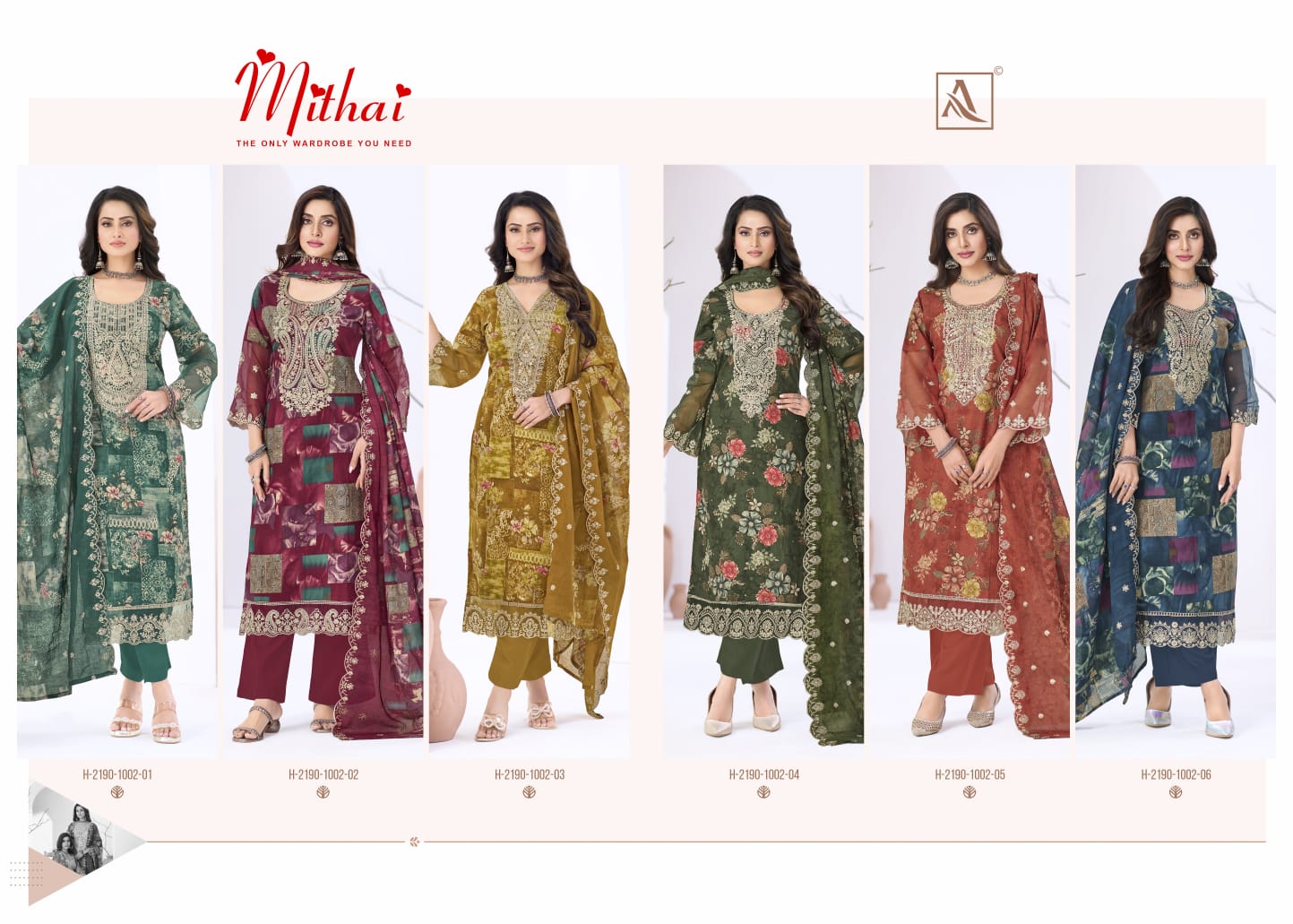 Mithai Alok Cambric Cotton Karachi Salwar Suits Manufacturer Ahmedabad