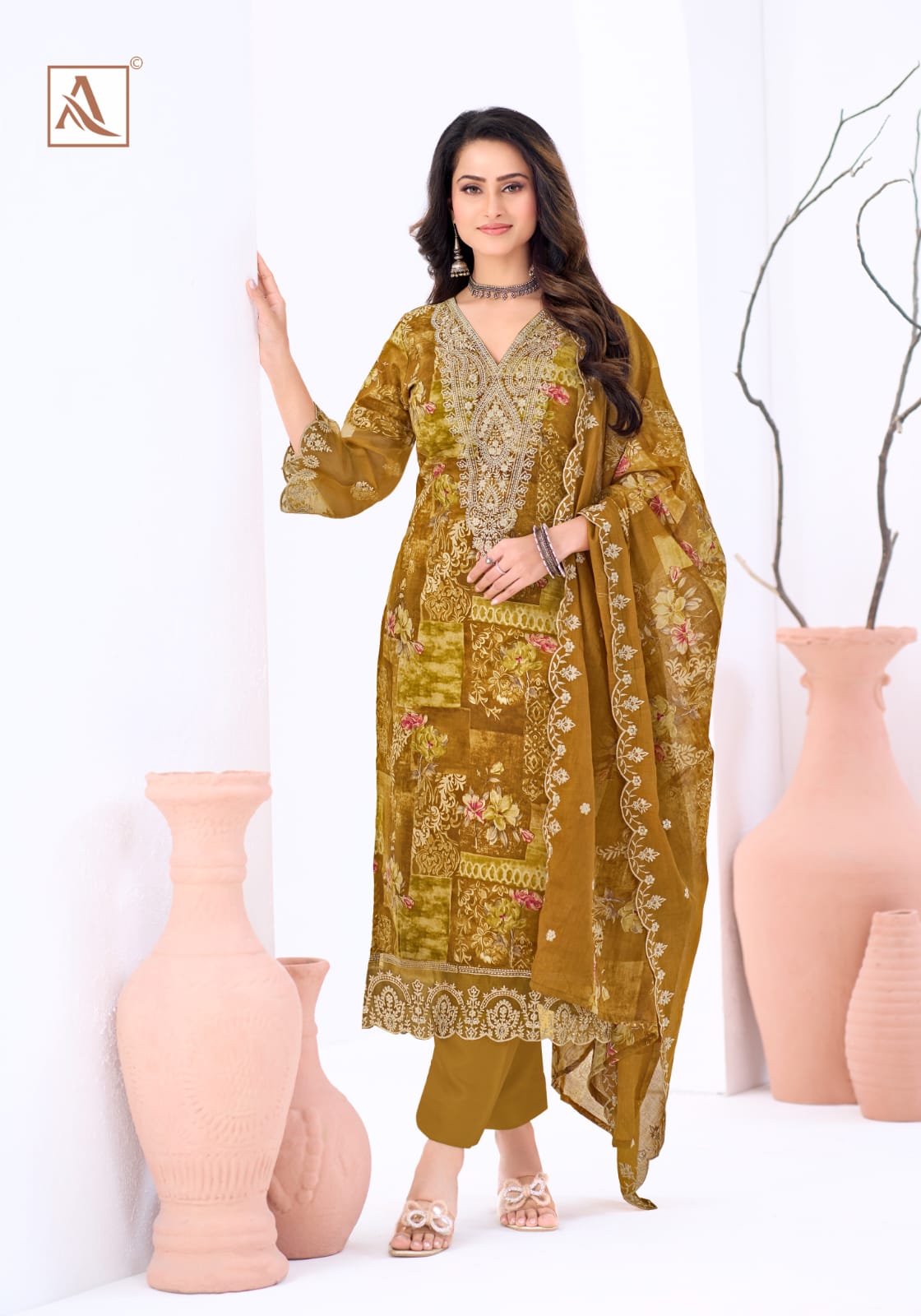 Mithai Alok Cambric Cotton Karachi Salwar Suits Manufacturer Ahmedabad