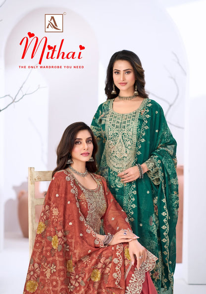 Mithai Alok Cambric Cotton Karachi Salwar Suits Manufacturer Ahmedabad