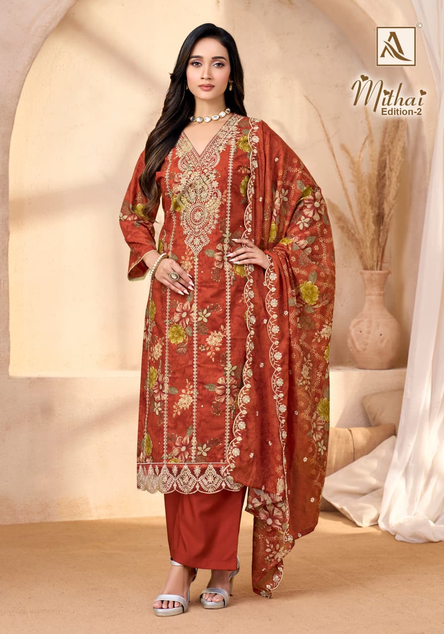Mithai Edition 2 Alok Cambric Cotton Karachi Salwar Suits Supplier Ahmedabad