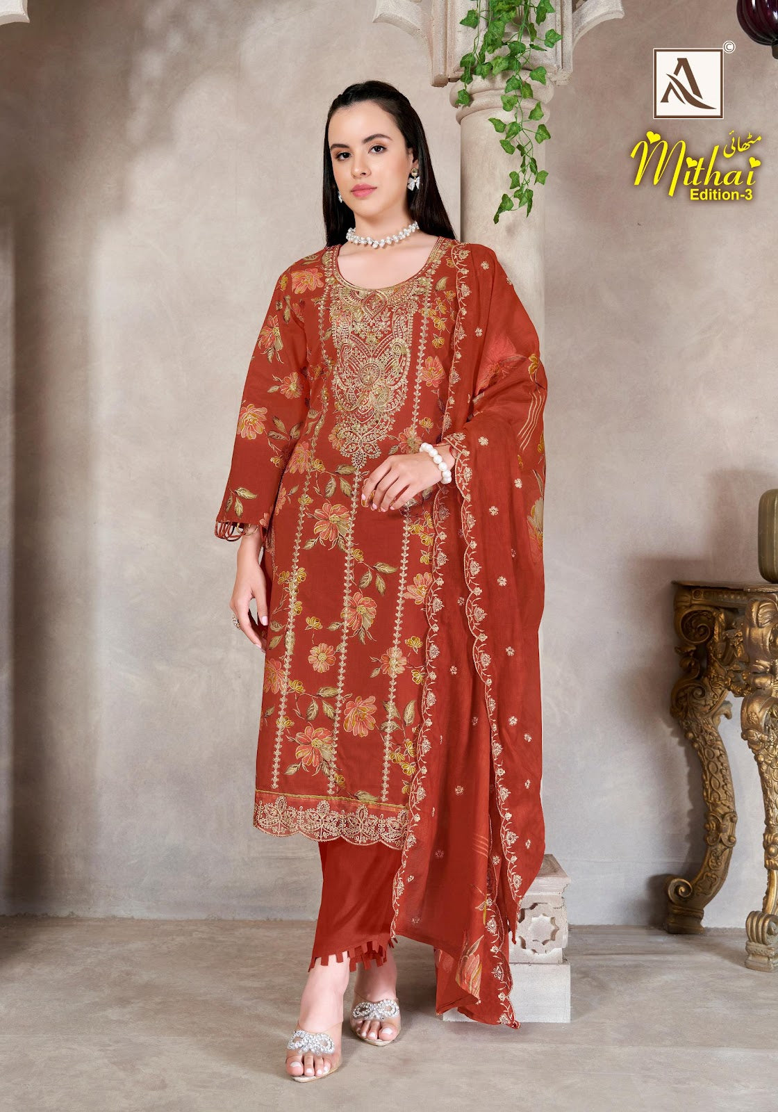 Mithai Edition 3 Alok Cambric Cotton Karachi Salwar Suits Exporter India