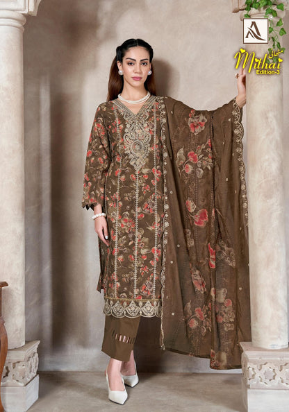 Mithai Edition 3 Alok Cambric Cotton Karachi Salwar Suits Exporter India
