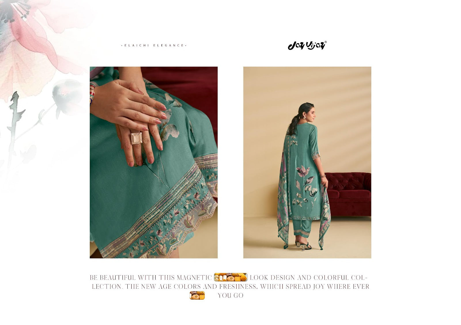 Mithai Jay Vijay Pure Bemberg Pant Style Suits Manufacturer Ahmedabad