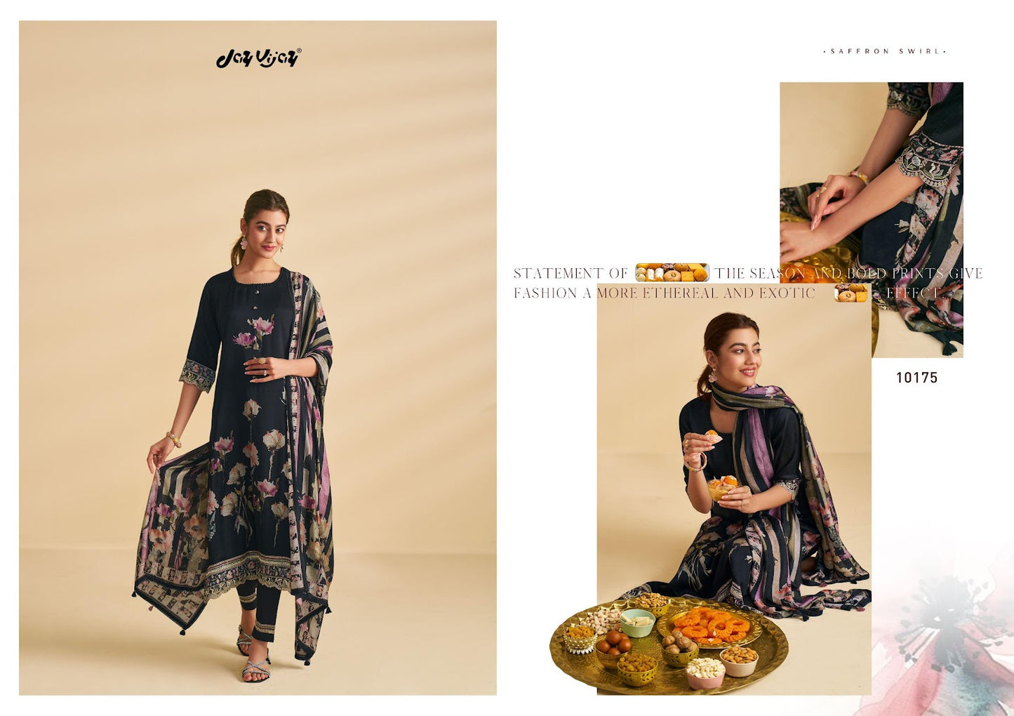 Mithai Jay Vijay Pure Bemberg Pant Style Suits Manufacturer Ahmedabad
