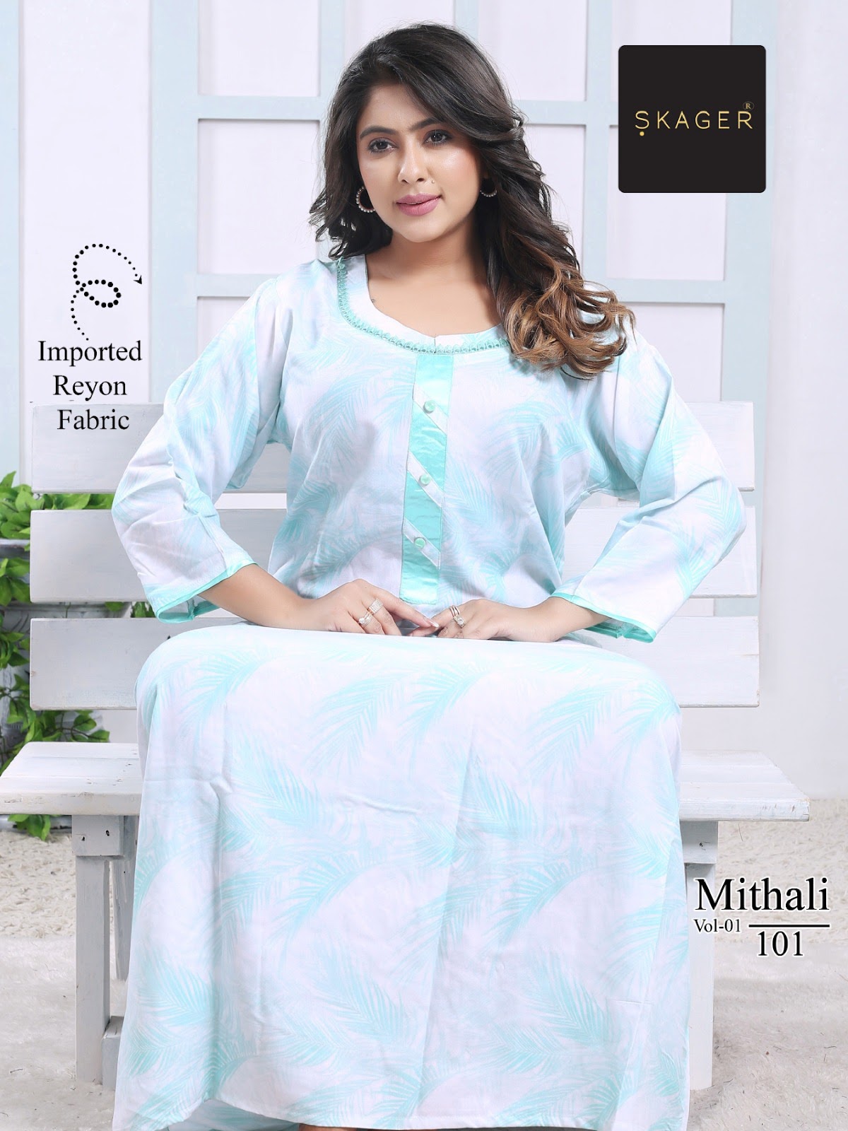 Mithali Vol 1 Skager Imported Night Gowns Wholesaler