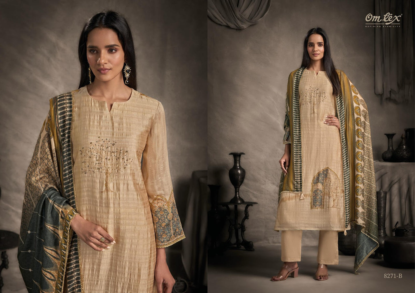 Mithila Omtex Silk Pant Style Suits Wholesaler Gujarat