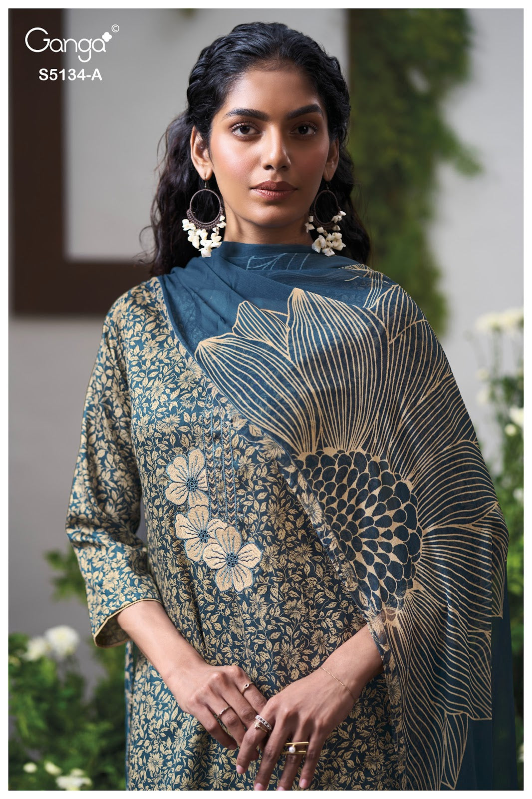Mithila S5134 Ganga Cotton Satin Pant Style Suits Manufacturer Ahmedabad