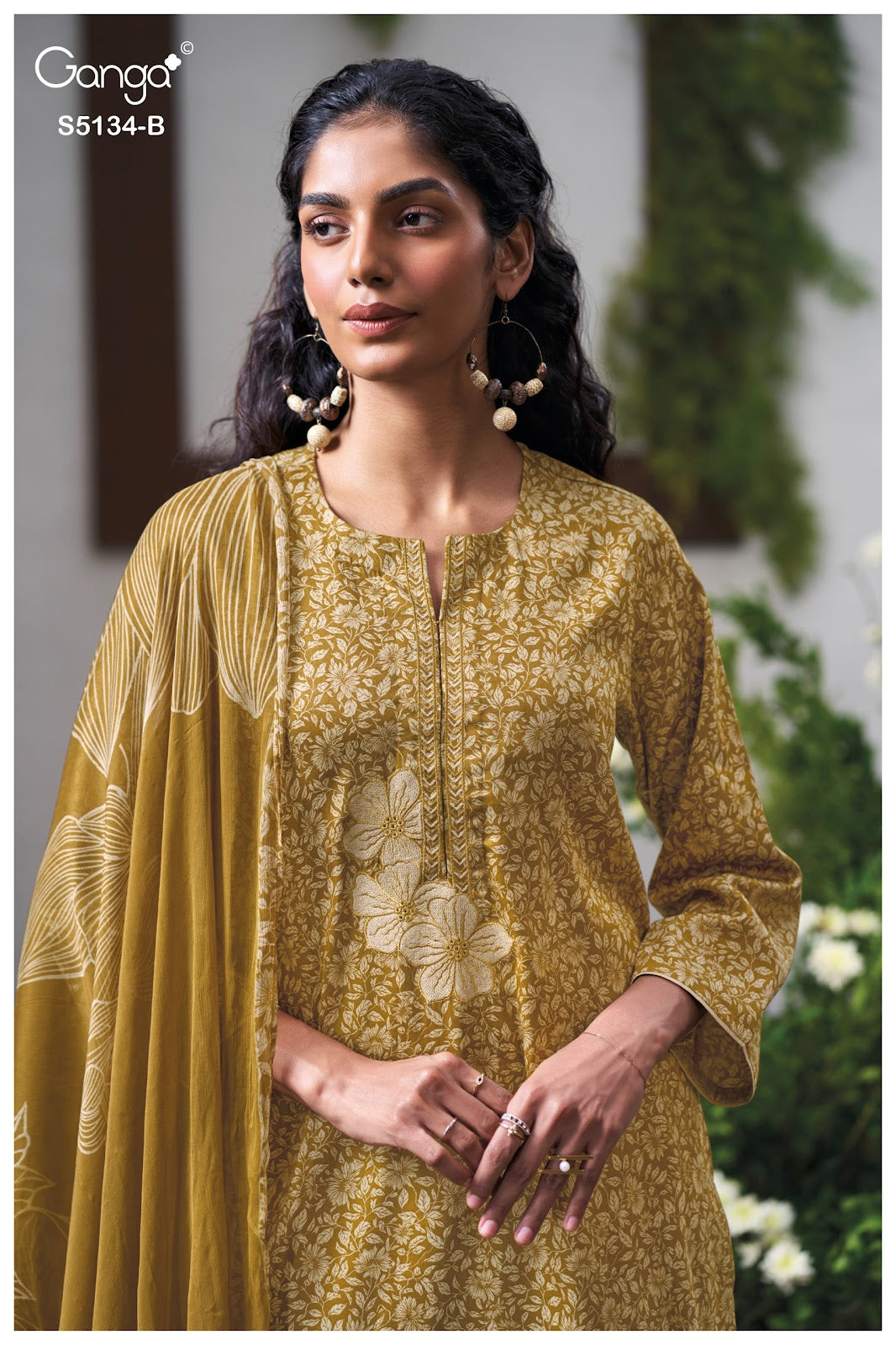 Mithila S5134 Ganga Cotton Satin Pant Style Suits Manufacturer Ahmedabad
