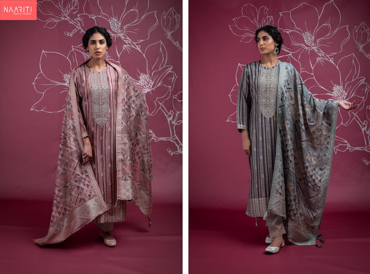 Mitor Naariti Silk Pant Style Suits Wholesaler