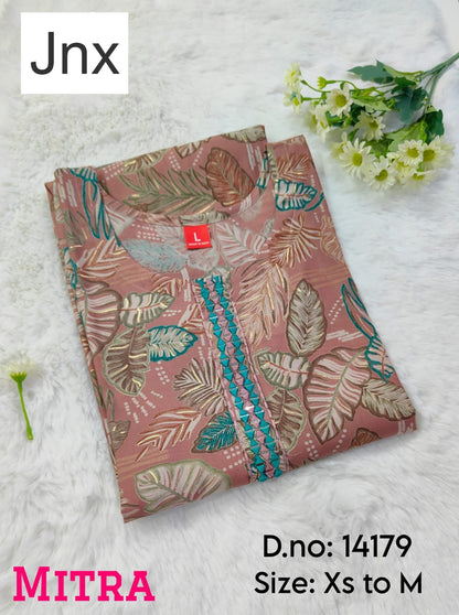 Mitra Jnx Chanderi Modal Plus Size Kurtis Supplier