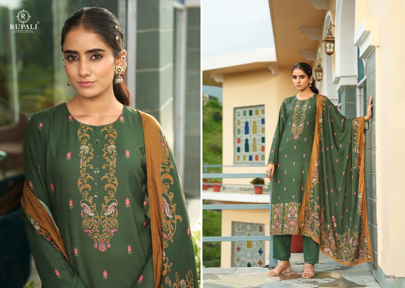 Mitra Rupali Pashmina Suits Supplier Gujarat